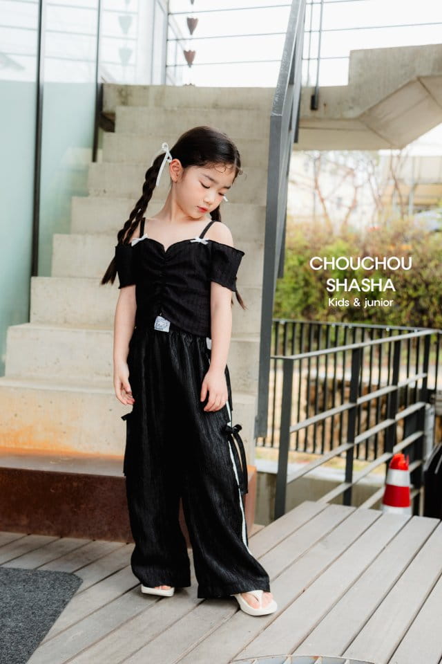 Chouchou Shasha - Korean Children Fashion - #designkidswear - Eyelet Pants - 3