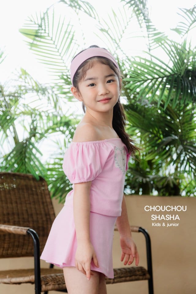 Chouchou Shasha - Korean Children Fashion - #designkidswear - Uie Mew Tee - 6