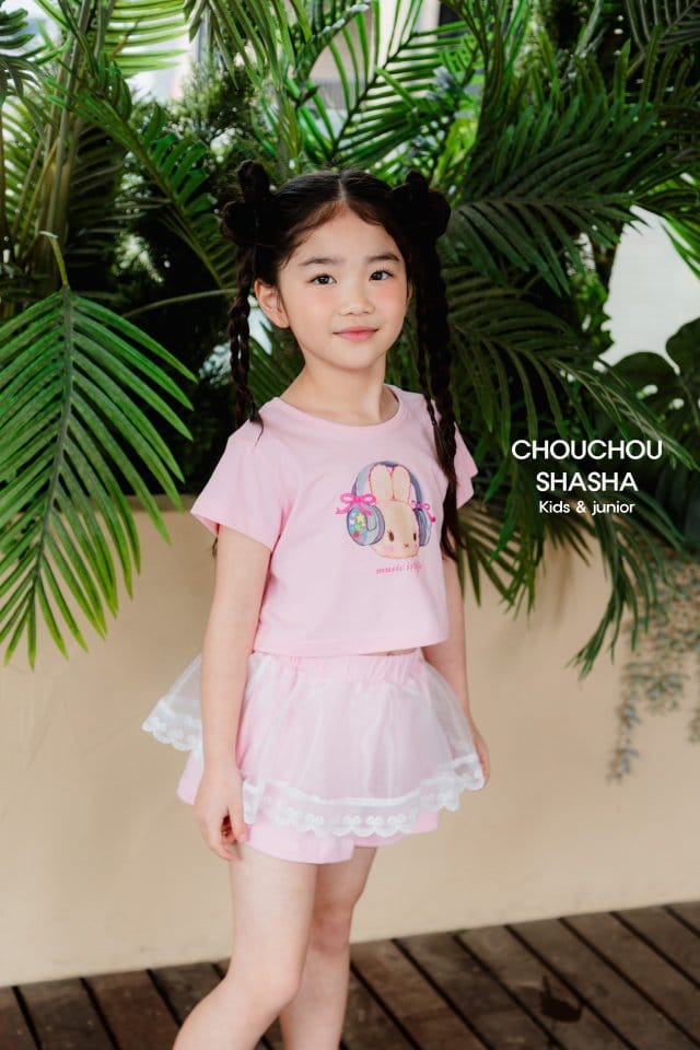 Chouchou Shasha - Korean Children Fashion - #discoveringself - Music Rabbit Crop Tee - 6