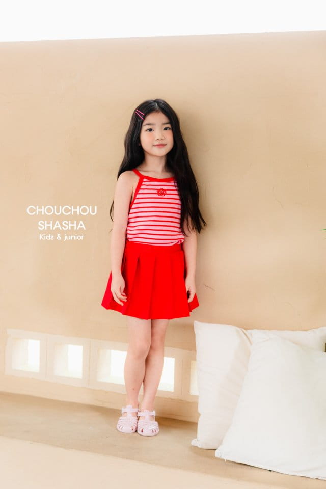 Chouchou Shasha - Korean Children Fashion - #fashionkids - Wrinkle Skirt - 7