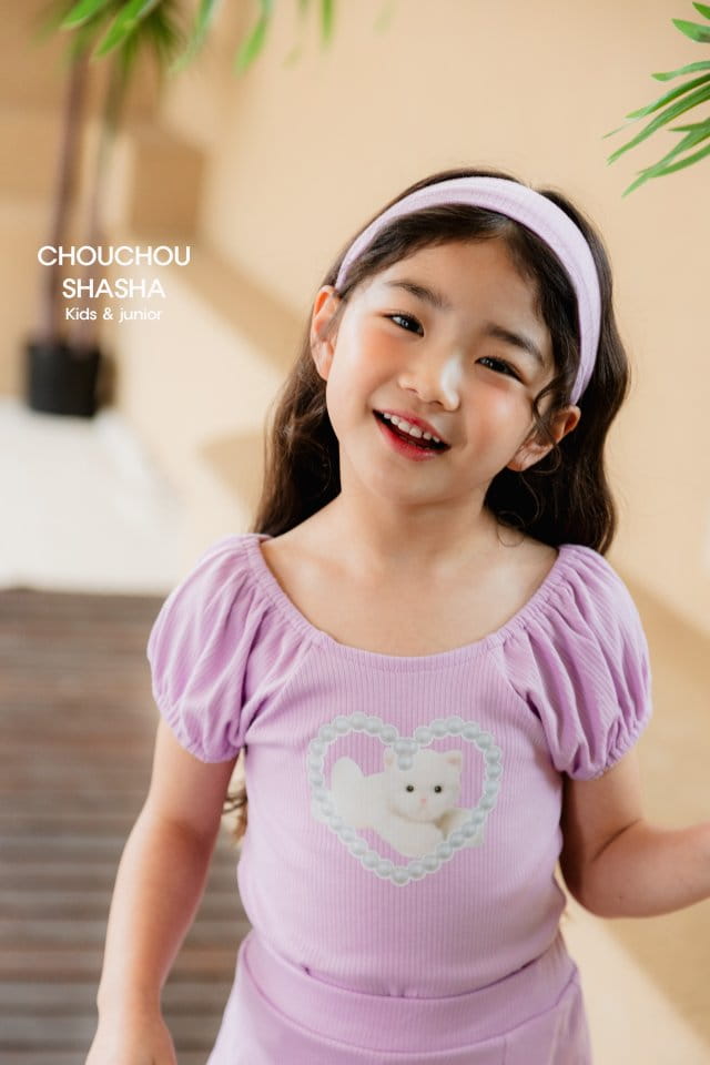 Chouchou Shasha - Korean Children Fashion - #fashionkids - Uie Mew Tee - 8