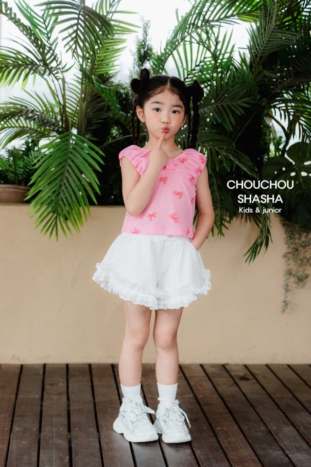 Chouchou Shasha - Korean Children Fashion - #fashionkids - Ribbon Blouse - 3