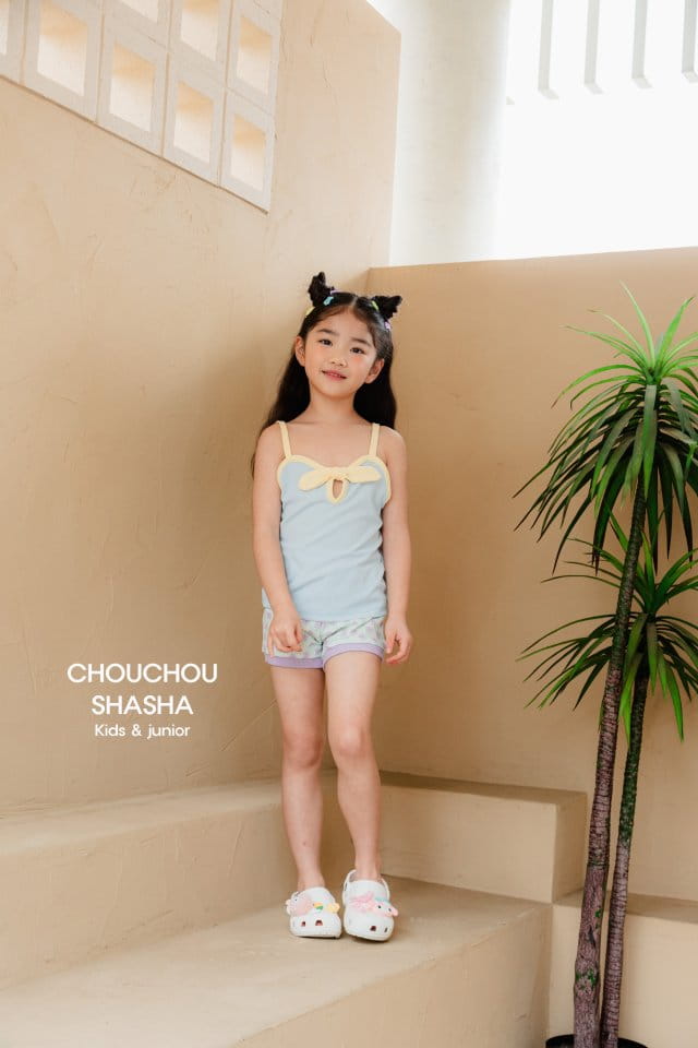 Chouchou Shasha - Korean Children Fashion - #kidsshorts - Candy Sleeveless Tee - 10
