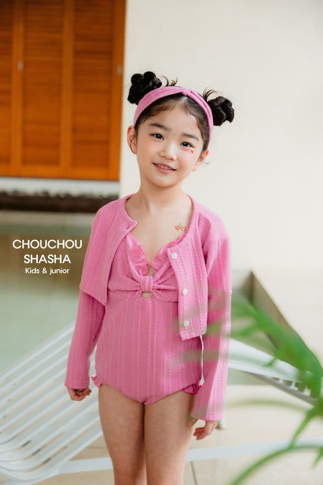 Chouchou Shasha - Korean Children Fashion - #kidsshorts - Magrine Cardigan - 4