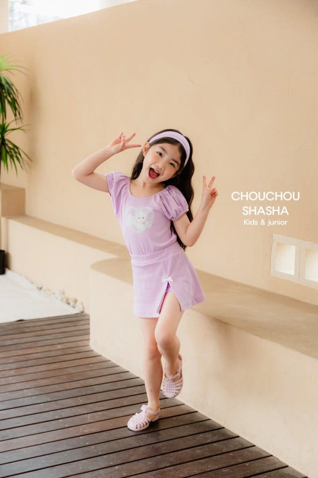 Chouchou Shasha - Korean Children Fashion - #kidsstore - Uie Mew Tee - 10