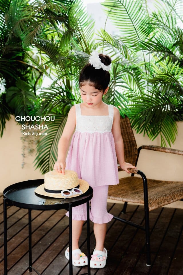Chouchou Shasha - Korean Children Fashion - #kidzfashiontrend - Maybe Top Bottom Set - 2