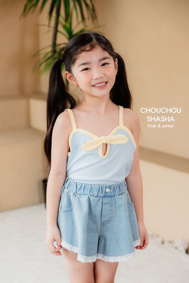 Chouchou Shasha - Korean Children Fashion - #kidzfashiontrend - Ray Denim Pants - 5