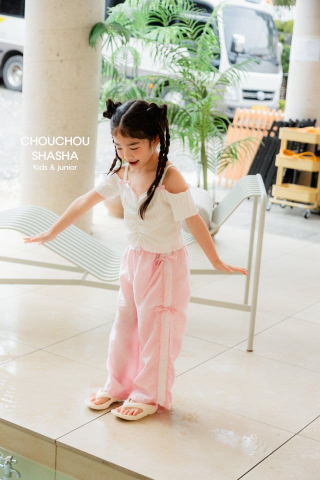 Chouchou Shasha - Korean Children Fashion - #littlefashionista - Eyelet Pants - 10