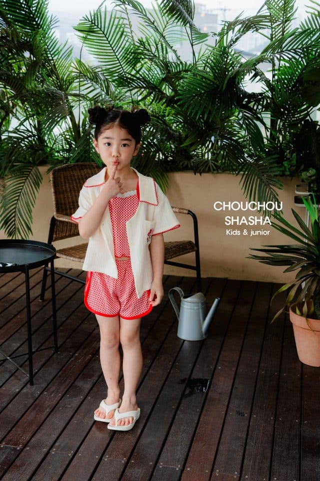 Chouchou Shasha - Korean Children Fashion - #littlefashionista - Summer Embroidery Shirt - 5
