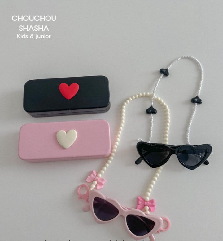 Chouchou Shasha - Korean Children Fashion - #magicofchildhood - Heart Sunglasses - 3