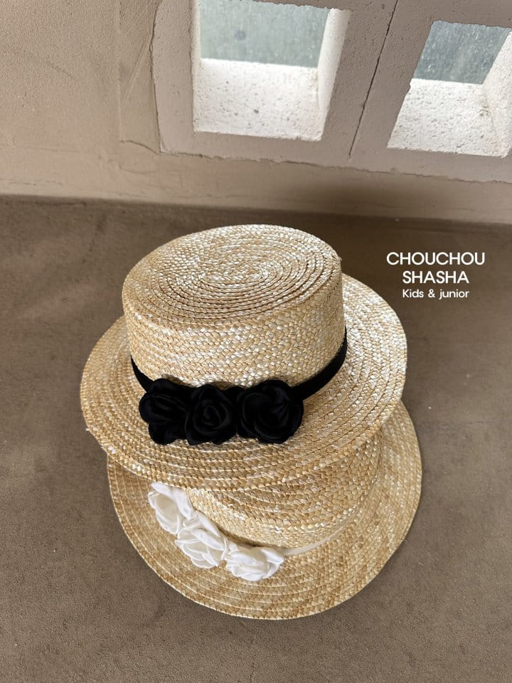 Chouchou Shasha - Korean Children Fashion - #magicofchildhood - Rose Straw Hat - 2
