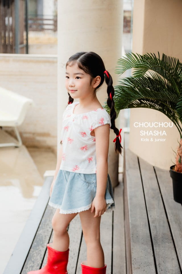 Chouchou Shasha - Korean Children Fashion - #magicofchildhood - Ribbon Blouse - 9