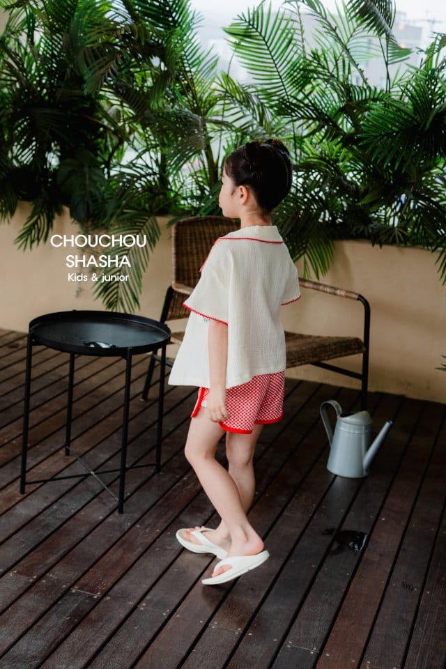 Chouchou Shasha - Korean Children Fashion - #magicofchildhood - Summer Embroidery Shirt - 6