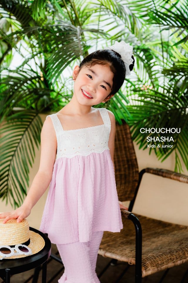 Chouchou Shasha - Korean Children Fashion - #minifashionista - Maybe Top Bottom Set - 6