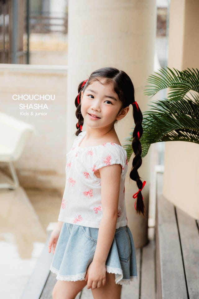 Chouchou Shasha - Korean Children Fashion - #minifashionista - Ribbon Blouse - 10
