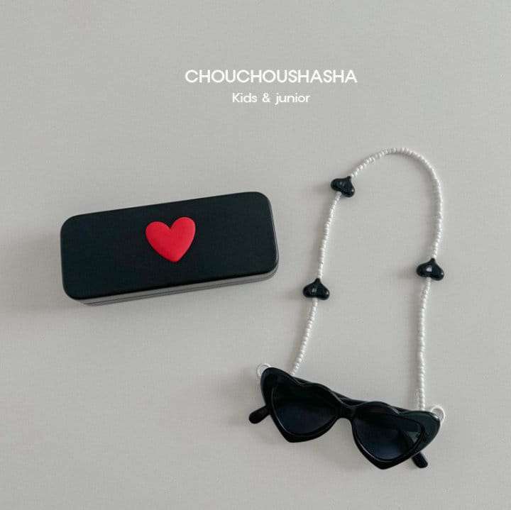 Chouchou Shasha - Korean Children Fashion - #prettylittlegirls - Heart Sunglasses - 5