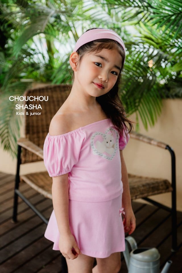 Chouchou Shasha - Korean Children Fashion - #prettylittlegirls - Uie Mew Tee - 2