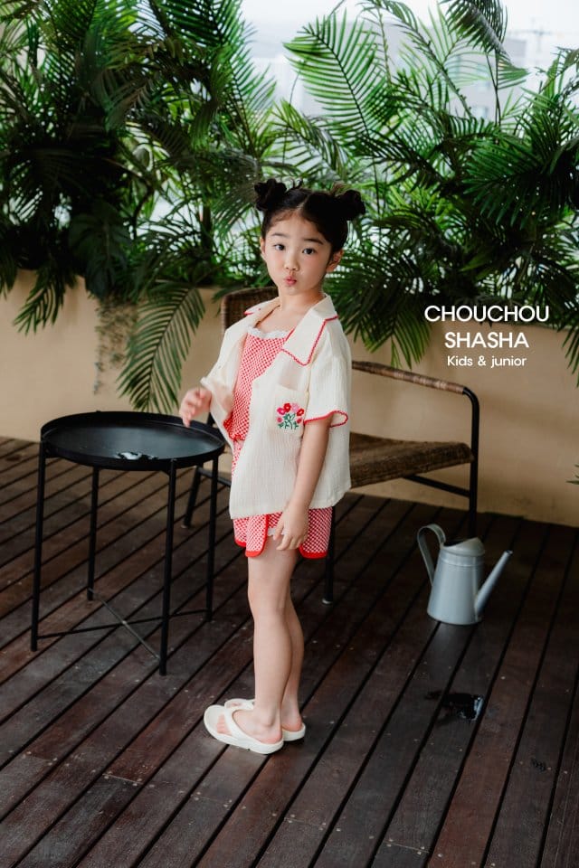 Chouchou Shasha - Korean Children Fashion - #prettylittlegirls - Summer Embroidery Shirt - 8