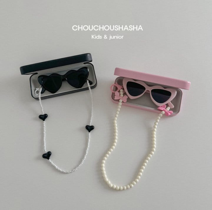 Chouchou Shasha - Korean Children Fashion - #stylishchildhood - Heart Sunglasses - 8