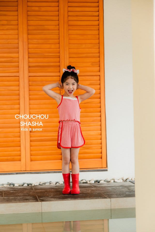 Chouchou Shasha - Korean Children Fashion - #todddlerfashion - Kitsch Top Bottom Set - 9