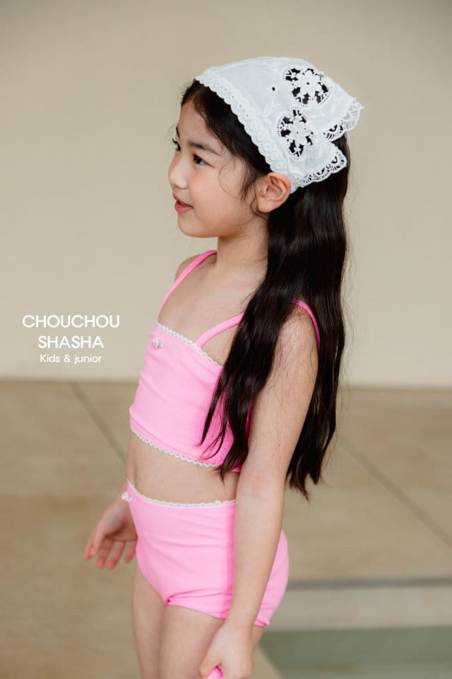 Chouchou Shasha - Korean Children Fashion - #todddlerfashion - Lace Hair Band - 2