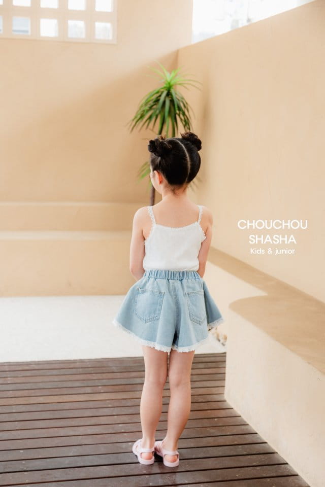 Chouchou Shasha - Korean Children Fashion - #todddlerfashion - Heart Sleevless Tee - 11