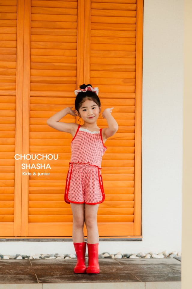 Chouchou Shasha - Korean Children Fashion - #toddlerclothing - Kitsch Top Bottom Set - 10