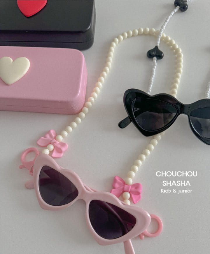 Chouchou Shasha - Korean Children Fashion - #toddlerclothing - Heart Sunglasses - 7