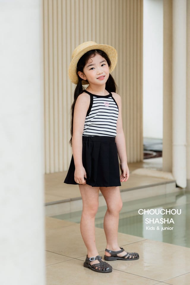 Chouchou Shasha - Korean Children Fashion - #toddlerclothing - Wrinkle Skirt