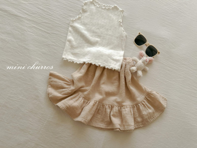 Churros - Korean Children Fashion - #Kfashion4kids - Lumi Shirring Skirt - 8