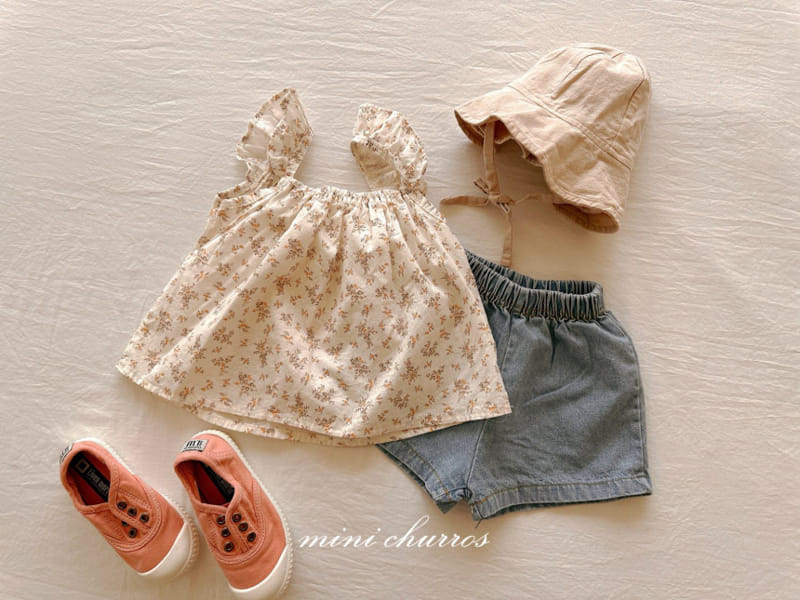 Churros - Korean Children Fashion - #Kfashion4kids - Denim Mini Shorts - 6