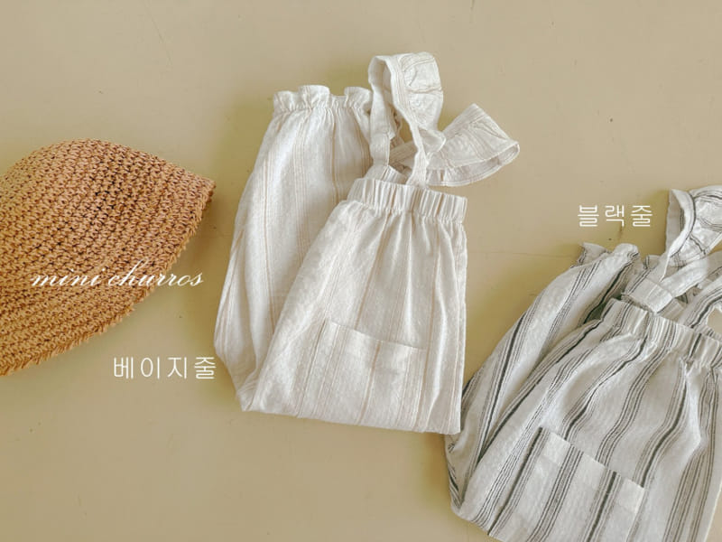 Churros - Korean Children Fashion - #Kfashion4kids - Marry Shirring Jumpsuit - 5