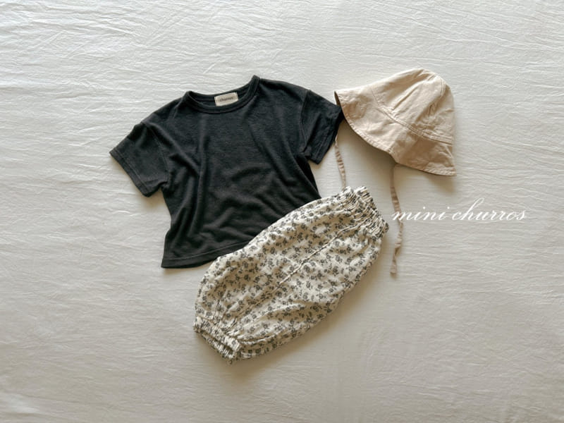 Churros - Korean Children Fashion - #childofig - Floral Pintuck Pants - 10