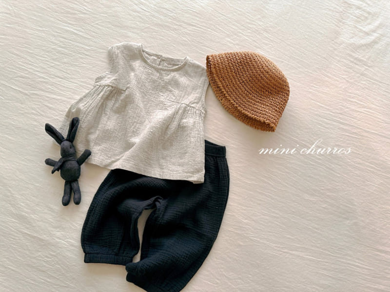 Churros - Korean Children Fashion - #childofig - Ove Shirring Blouse - 5
