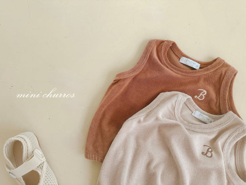 Churros - Korean Children Fashion - #childofig - B Petite Terry Tee - 2