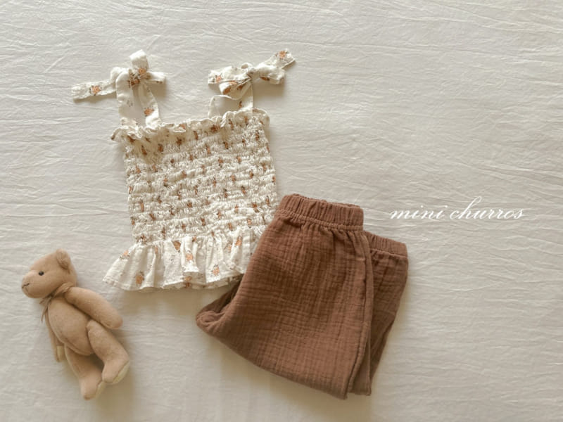 Churros - Korean Children Fashion - #childofig - Flower Smoke Top - 10