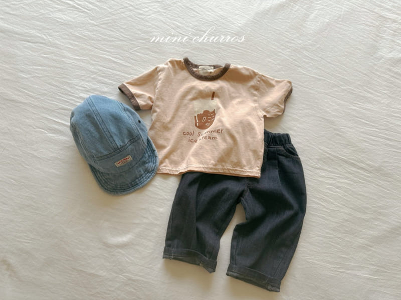 Churros - Korean Children Fashion - #childofig - Unbalance Dneim Pants - 6