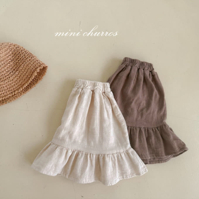 Churros - Korean Children Fashion - #childrensboutique - Lumi Shirring Skirt