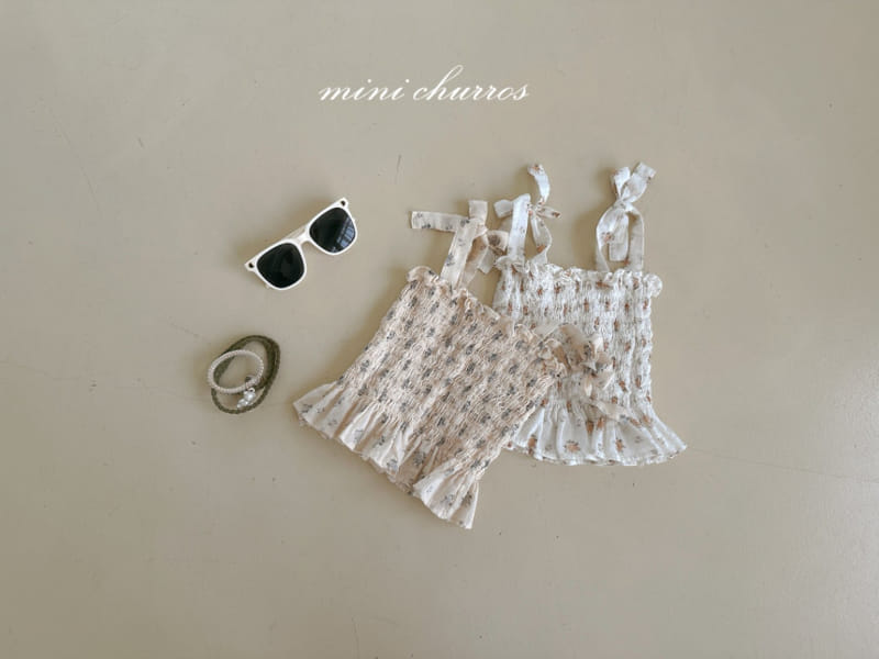 Churros - Korean Children Fashion - #childrensboutique - Flower Smoke Top - 11