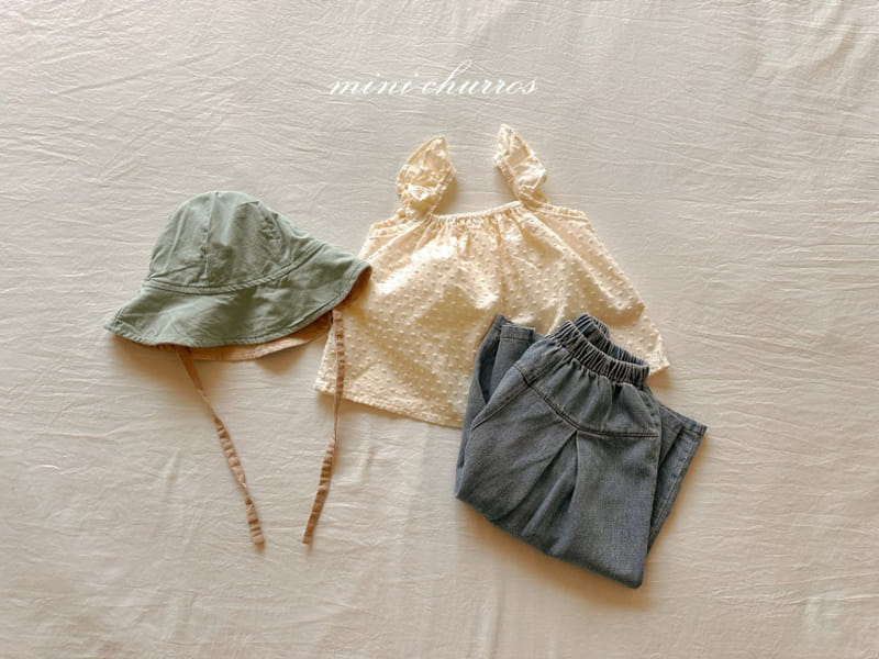 Churros - Korean Children Fashion - #designkidswear - Wide Denim Pants - 3