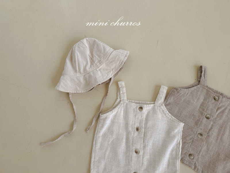 Churros - Korean Children Fashion - #designkidswear - Aka Button Blouse - 2