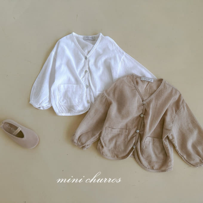 Churros - Korean Children Fashion - #designkidswear - L Cardigan