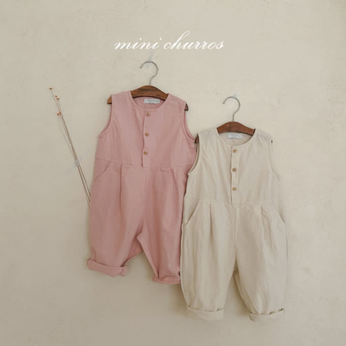 Churros - Korean Children Fashion - #discoveringself - Olive L Jumpsuit