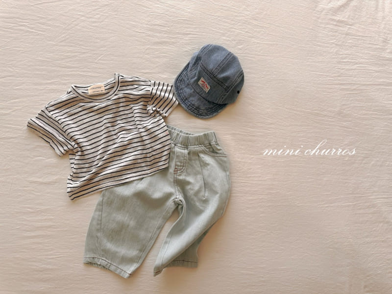 Churros - Korean Children Fashion - #discoveringself - Unbalance Dneim Pants - 9