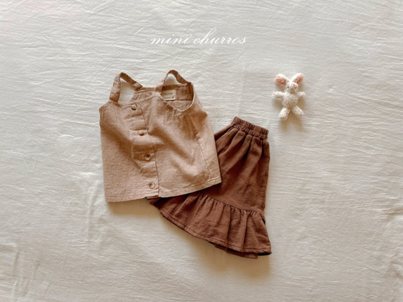 Churros - Korean Children Fashion - #discoveringself - Aka Button Blouse - 4