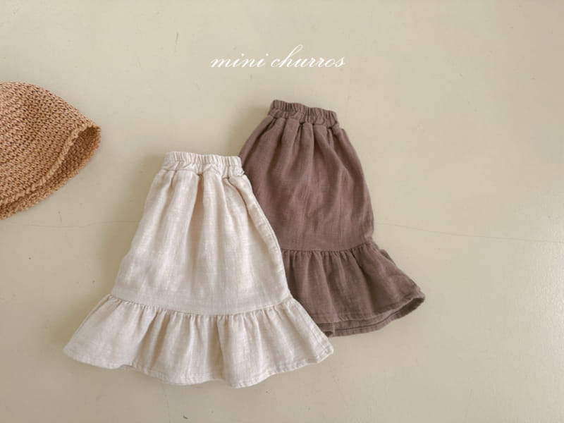 Churros - Korean Children Fashion - #discoveringself - Lumi Shirring Skirt - 4