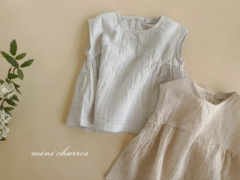 Churros - Korean Children Fashion - #kidsshorts - Ove Shirring Blouse - 10