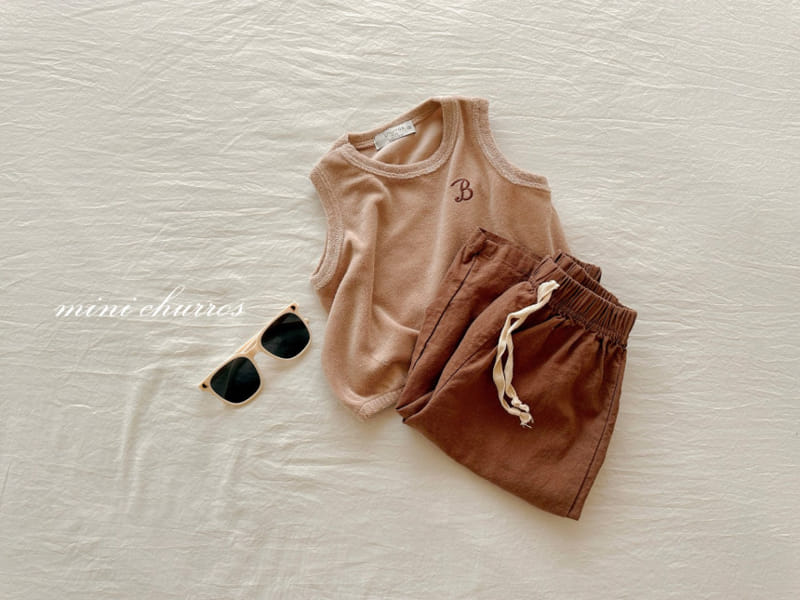 Churros - Korean Children Fashion - #kidsshorts - B Petite Terry Tee - 7
