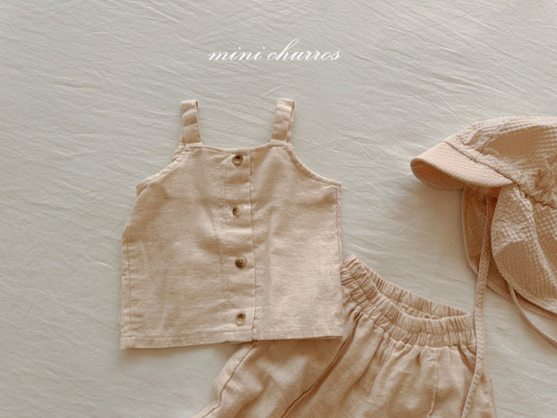 Churros - Korean Children Fashion - #kidsstore - Aka Button Blouse - 6