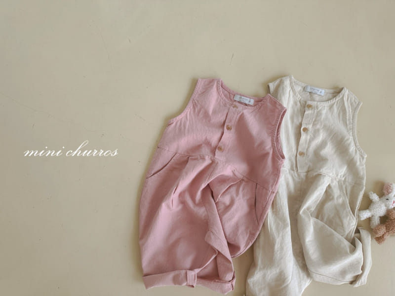 Churros - Korean Children Fashion - #kidsshorts - Olive L Jumpsuit - 4